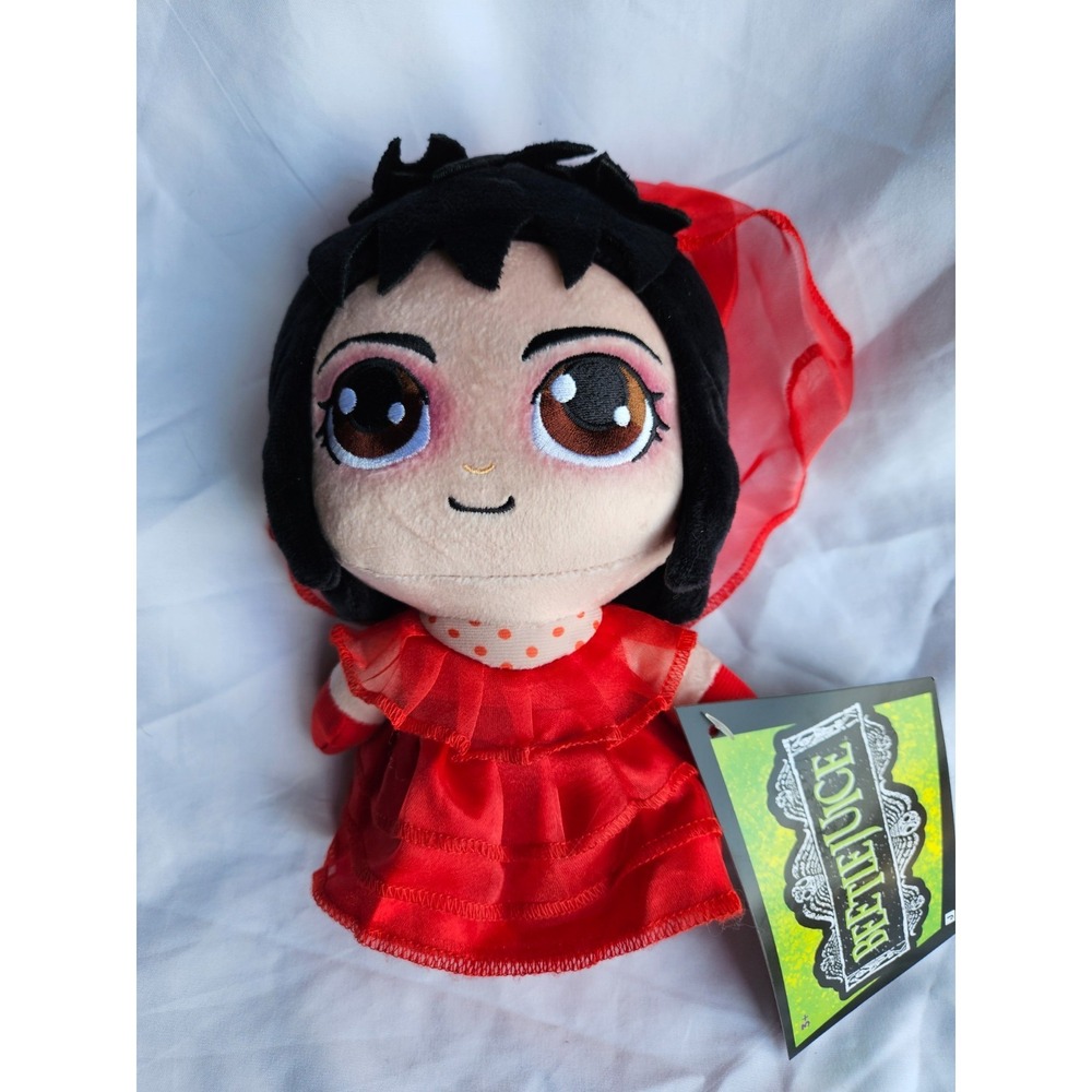 (TS)‎ BEETLEJUICE LYDIA Plush Jazwares 2025 8" Plush NWT